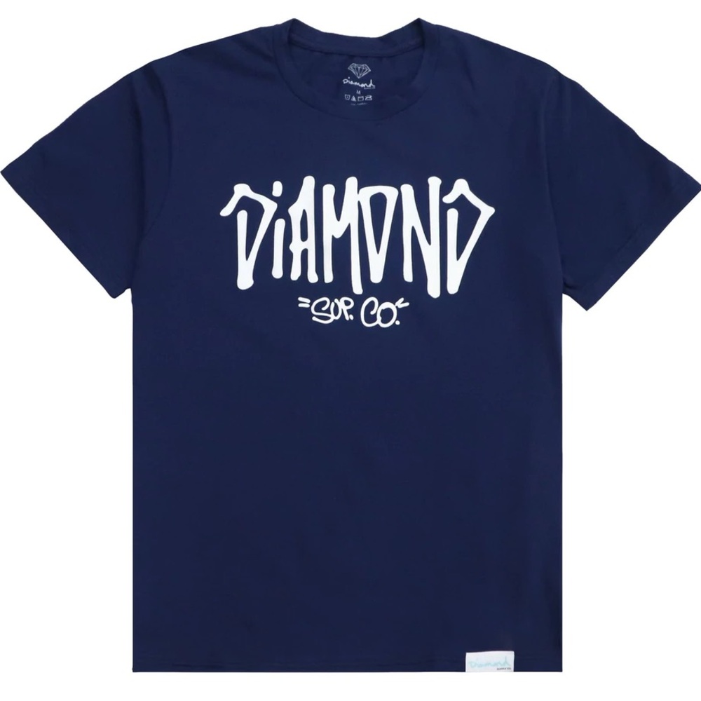 Diamond Supply Co. Dark Blue Graphic Tee